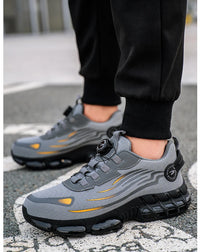 Breathable lace-free soft sole comfortable anti-smash anti-puncture labour insurance shoes