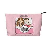 Custom Cartoon Doctor Nurse Enfermera En Apuros Toiletry Bag Women Cosmetic Makeup Organizer Lady Beauty Storage Dopp Kit Box