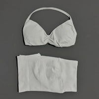 2 Piece Sport Set Women Seamless Yoga Tank Bra High Waist Scrunch Bum Gym Shorts Sets Fitness Running Workout Suit