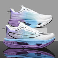 New Men's Carbon Plate Sneakers Outdoor Soft Sole Mesh Sports Shoes Running Shoes Light Anti-Slip Casual Couple Tennis Shoes