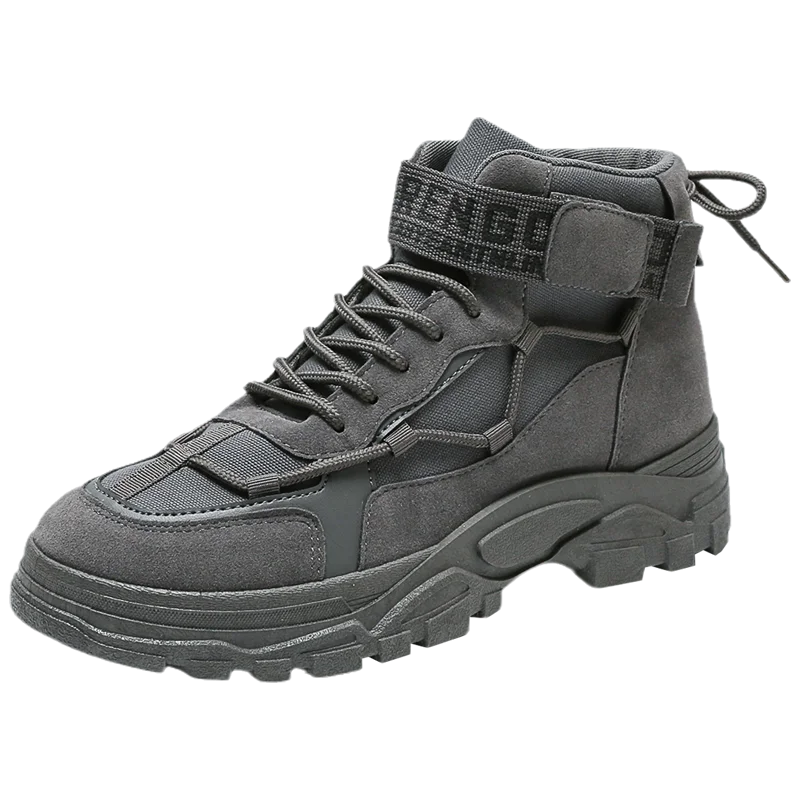 Tactical Boots Men Work & Safety Shoes Casual Sneakers Genuine Leather Men's Motorcycle Boots Mens Shoe Free Delivery Shoes High