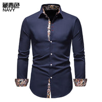 Men&#39;s Shirt with Collar White Shirts Man Long Sleeve Men&#39;s Shirts 2023 Mens Polo Shirts for Men Famous Brands