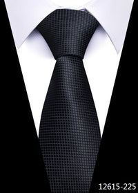 Newest Style 8 cm Necktie Man Blue Golden Striped Wedding Accessories Performance Tie Men Necktie Gravatas Fit Business
