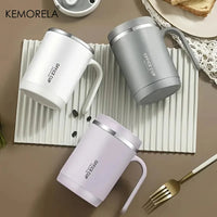 Insulated Stainless Steel Tumbler 17oz - Large Capacity Travel Mug with Lid & Straw,304 Vacuum Cup for Hot/Iced Coffee Leakproof