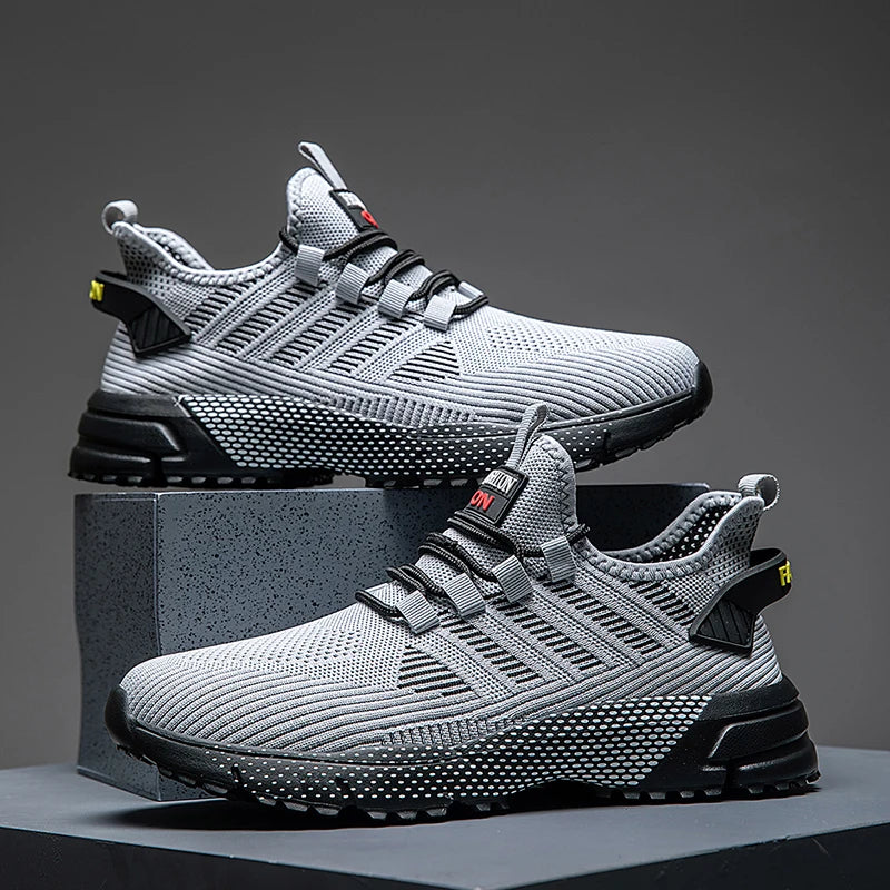New Men Summer Running Shoes Breathable Outdoor Sports Shoes Lightweight Sneakers for Men Comfortable Athletic Training Footwear