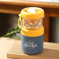 Stainless Steel Soup Cup Breakfast Oat Cups Students Office Workers Portable Milk Fruit Salad Cup Sealed Thermos Container