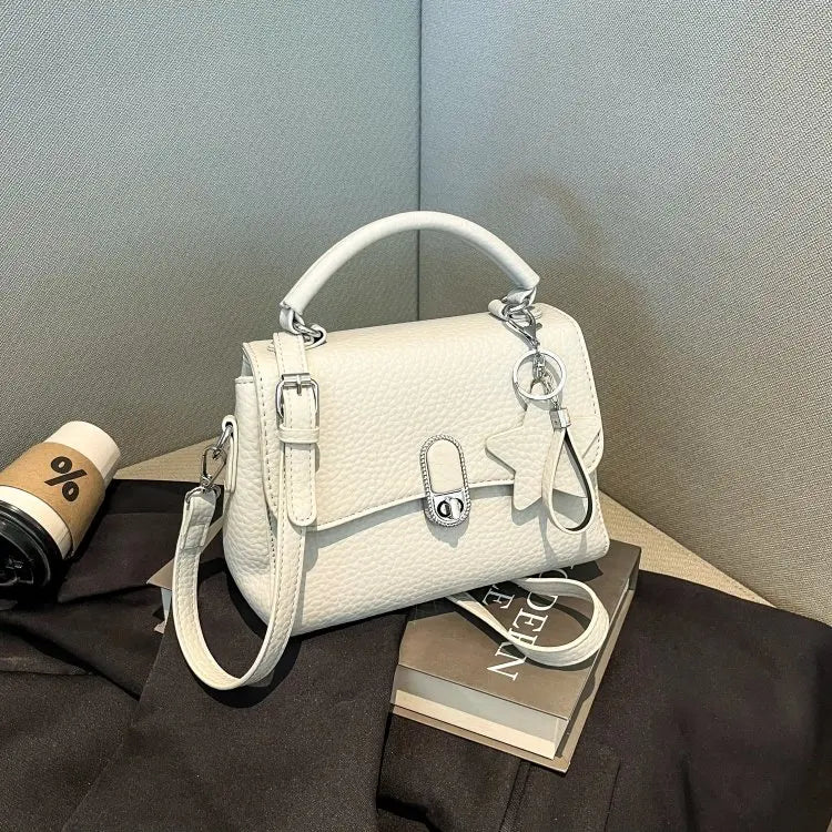 Ladies Vintage Crossbody Bag Small Pu Leather Handbag Retro Design Everyday Shopping Dating Commute Bag