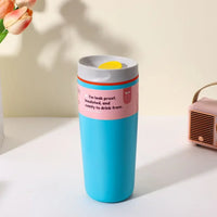 Stainless steel insulated cup, simple and fashionable, suitable for coffee drinking, portable for outdoor use, and can be carrie