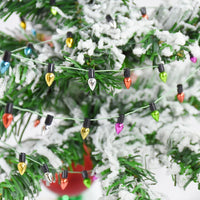 5M Christmas Decoration Light String Xmas Tree Hanging Colorful Bulb Ornaments Pendants Xmas Navidad Home Decor Gifts Supplies