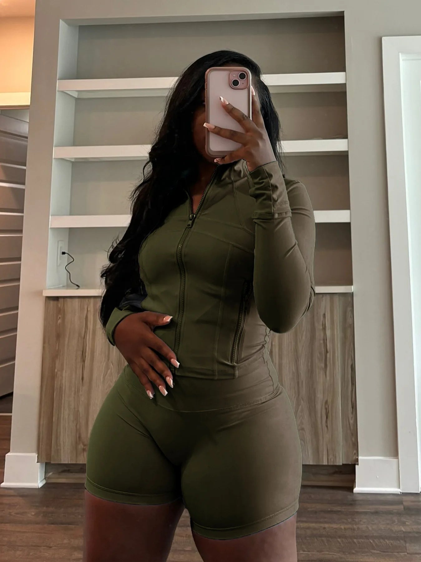 Sporty Shorts Outfit Set Sexy Women Skinny Two Pieces Club Matching Set Casual Tracksuit