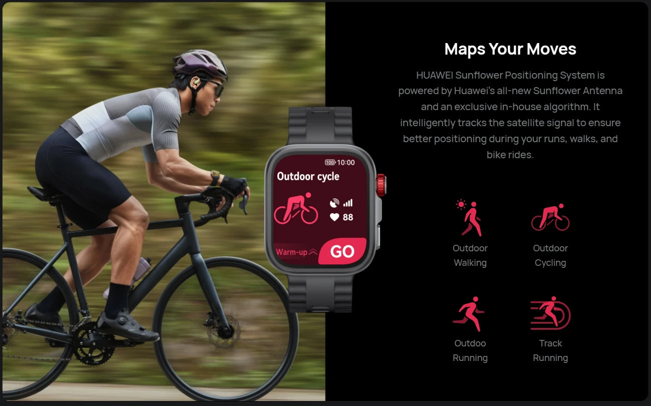 HUAWEI Watch Fit 4 Pro Smartwatch,1.82 inch AMOLED Display,Sapphire Glass,ECG,Heatrate Tracking,compatible with iOS and Android