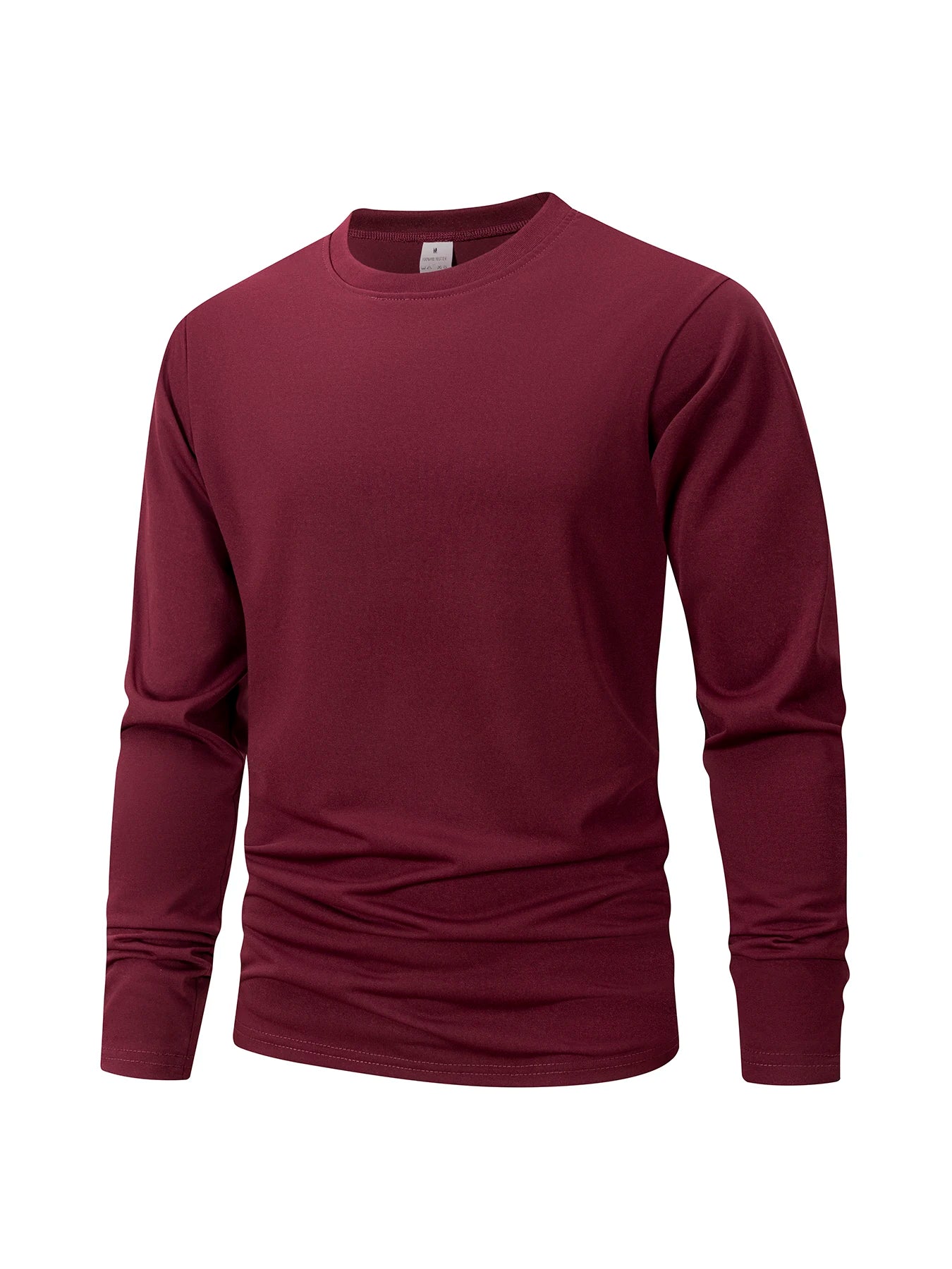 Men's Button Long Sleeve Henley Neck T-Shirt Casual Breathable Round Neck  T-Shirt Solid Color Slim Fit Tee Basics Cozy Tops