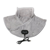 Electric Heating Shoulder Neck Pad Cervical Wrap Three Gear Thermal Compress Massager Vibration Shawl Warm Back Tool Relax Brace