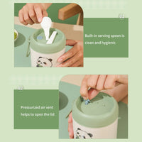 Insulated Breakfast Cup Vacuum Insulated Lunch Box Soup Cup Portable Breakfast Porridge Cup With Lid Sealed Soup Bowl