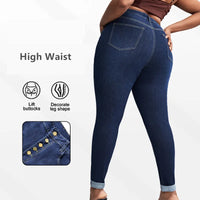 Women Jeans Hip Lifting Pants High Waist Tights Stretched Slim Fit Plus Size 4XL 5XL Female Fashion Girl Pencil Denim Trousers