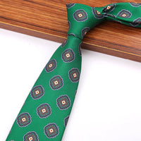 New 8CM Printing Ties For Men Necktie Paisley Floral Designer Scarf Tie For Groom Business Wedding Party