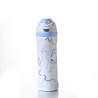 24oz Stainless Steel Insulated Cup with Straw Vacuum Thermos Mug for Coffee Iced Drinks Hot/Cold Double Wall Tumbler