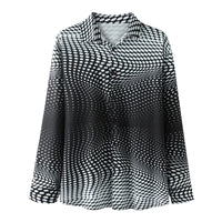 Men's shirt pattern shirt 3D printed shirt outdoor street long sleeved V-neck clothing fashion designer casual and comfortable