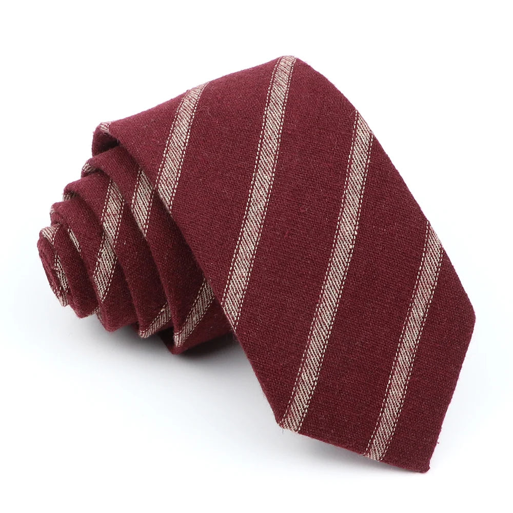 New Design Cotton Tie Plaid Necktie Gift For Men Free Shipping Fashion Casual Man's Neckties Wedding Party Suits Print Cravat