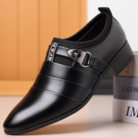 Men Luxury Business Oxfords Leather Shoes Breathable Formal Dress Shoes Male Office Wedding Flats Rubber Footwear Mocassin Homme