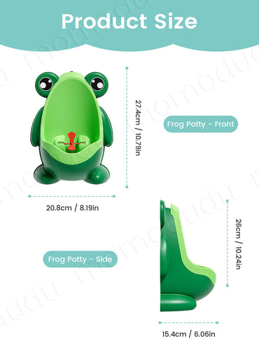Cute Frog Potty Training Urinal Boy With Fun Aiming Target, Toilet Urinal Trainer, Children Stand Vertical Pee Infant Toddler