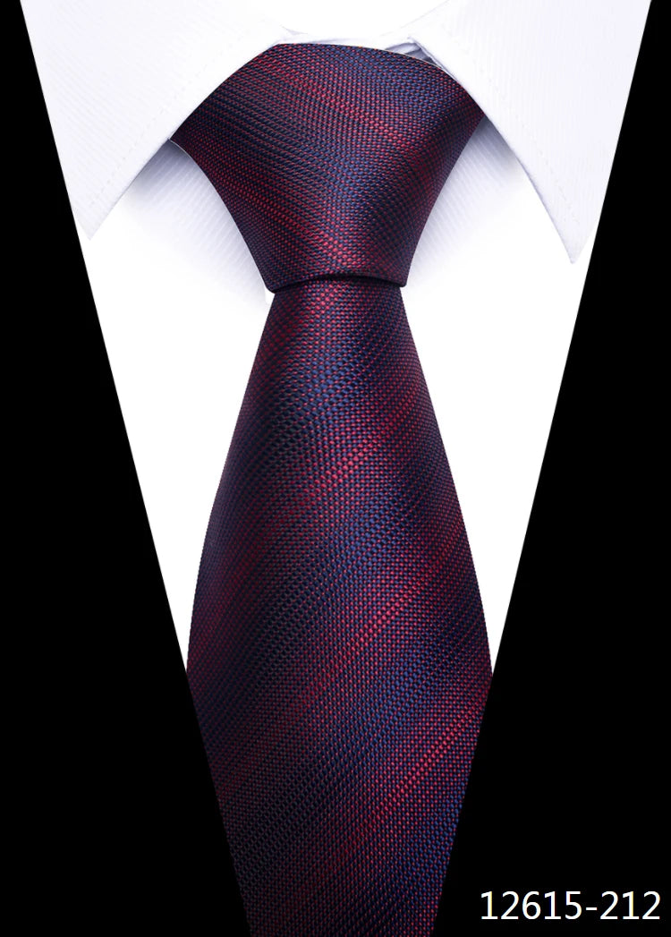 Newest Style 8 cm Necktie Man Blue Golden Striped Wedding Accessories Performance Tie Men Necktie Gravatas Fit Business