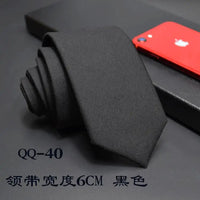 Mens Ties 6cm Classic Cotton Handmade Skinny Neck Ties for Men Striped Narrow Collar Slim Cashmere Tie Casual Plaid Tie For Man