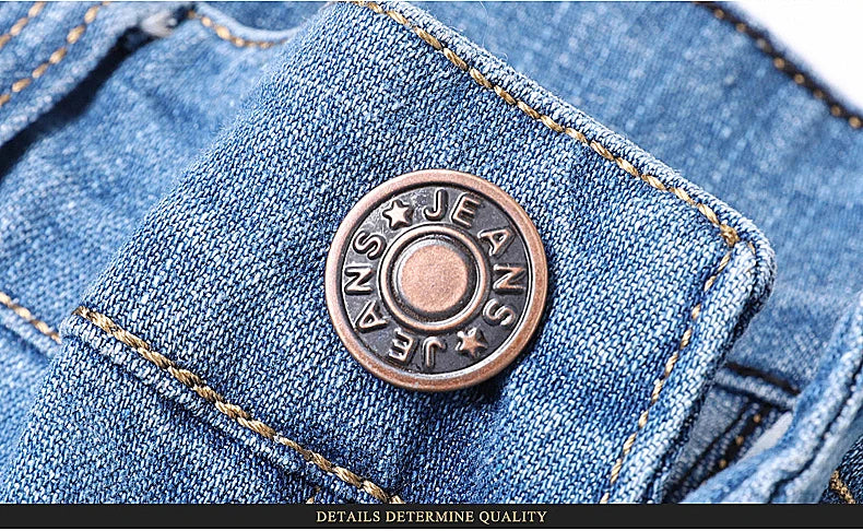 Men's Denim Jeans Thin Summer Straight Business Soft Fashion New High Quality Pants New Arrivals Dropship OL Work Trousers