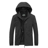 Men's Windbreaker Jackets Waterproof Hooded Water Proof Wind Breaker Casual Coat Male Clothing  Autumn Jackets Men TOP