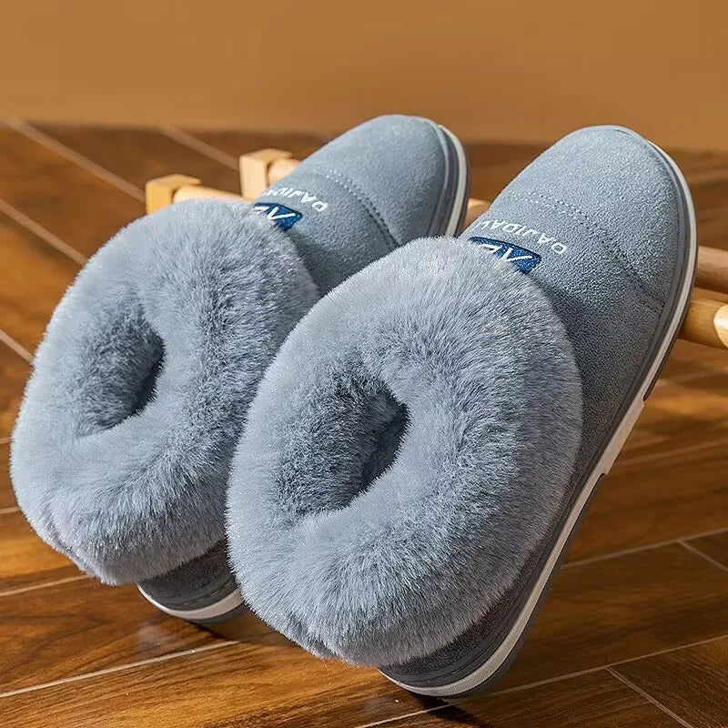 2023 Winter Women Soft Bottom Indoor Plush Warm Cotton Slippers Australia Style High-quality  Cotton Shoes 35-45