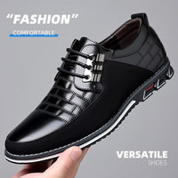 Trending Leather Shoes for Men Business Casual Dress Shoe Lace Up Formal Party Men Shoes Comfortalbe All-match Wedding Oxfords