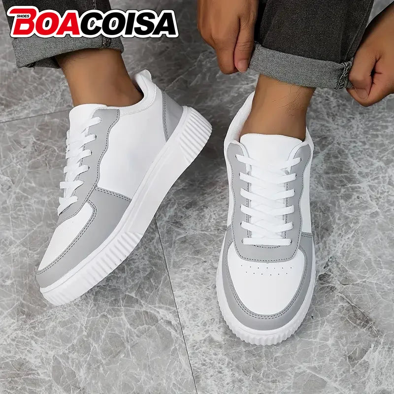 Women's Casual Shoes Breathable Walking Flat Shoes Sneakers White Female Footwear Sports Running Outdoor Walking For Men Tennis
