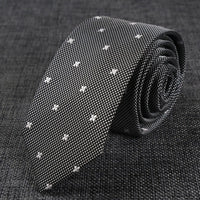 New Skinny 6CM Mens Necktie Slim Narrow Ties For Man Plaids Striped Paisley Jacquard Cravat Business Party Corbatas Neck Tie