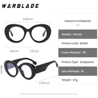 Retro Stripe Yellow Anti Blue Light Glasses For Women 2025 Luxury Brand Large Round Eyeglasses Frame Retro Transparent Glasses