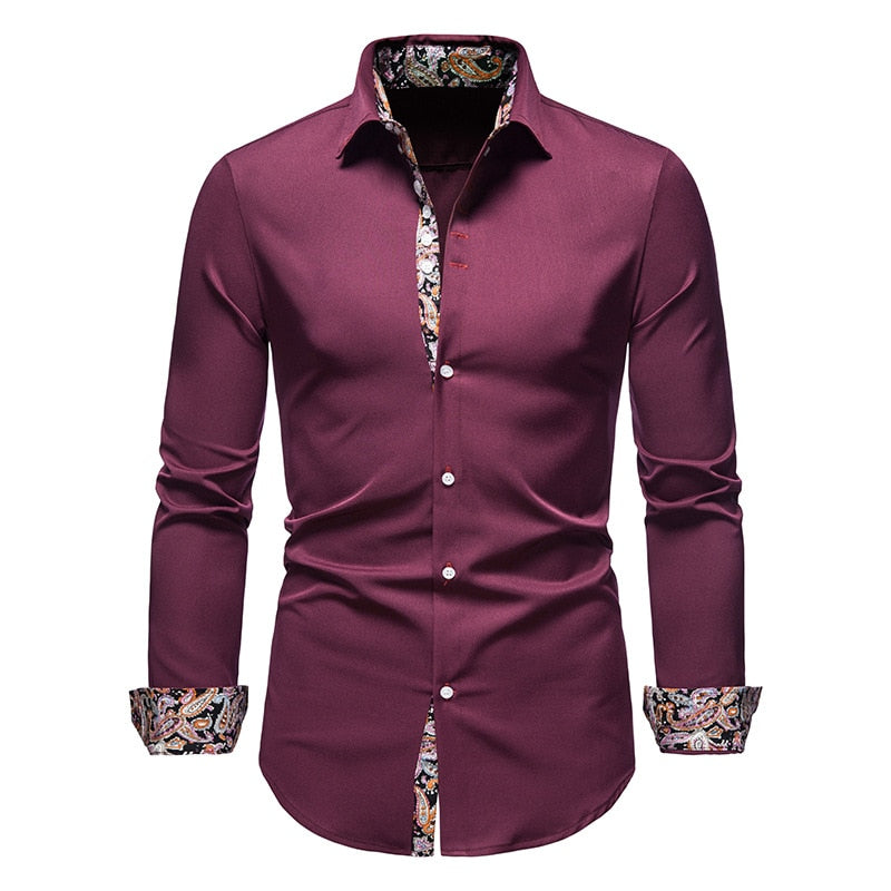 Men&#39;s Shirt with Collar White Shirts Man Long Sleeve Men&#39;s Shirts 2023 Mens Polo Shirts for Men Famous Brands