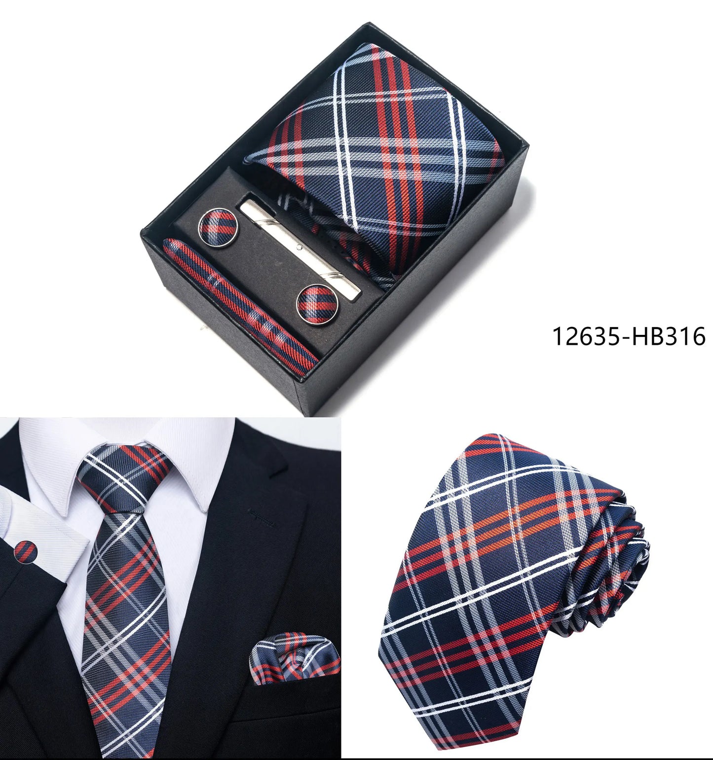 2025 New Design Fashion Brown Paisley Tie Handkerchief Cufflink Set For Men Necktie Clothing Accessories Birthday Present
