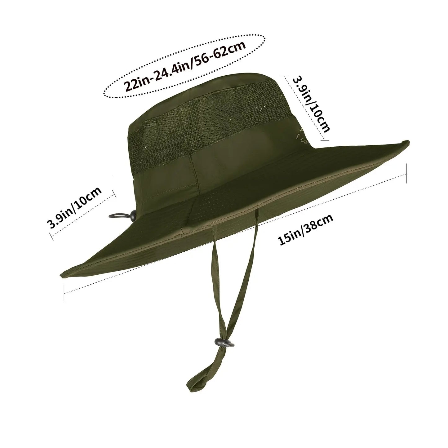 Sun Hats for Men Women Fishing Hat UPF 50+ Breathable Wide Brim Summer UV Protection Hat