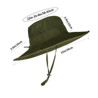 Sun Hats for Men Women Fishing Hat UPF 50+ Breathable Wide Brim Summer UV Protection Hat