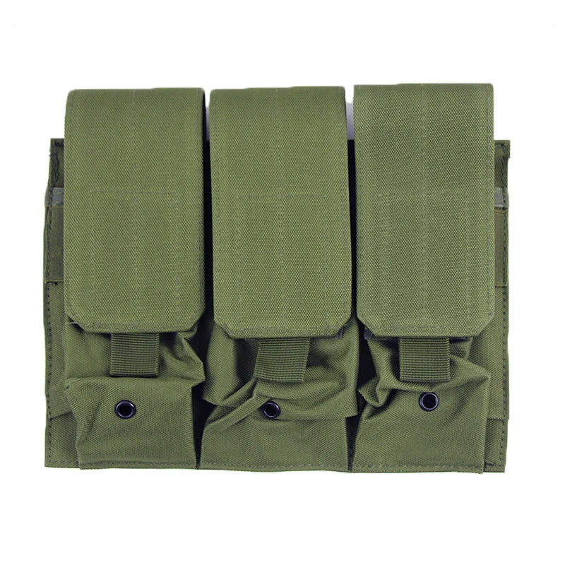 Tactical MOLLE Triple Magazine Pouches Double Triple Shooting Mag Pouch Wargame Paintball 5.56 7.62Mag Bag