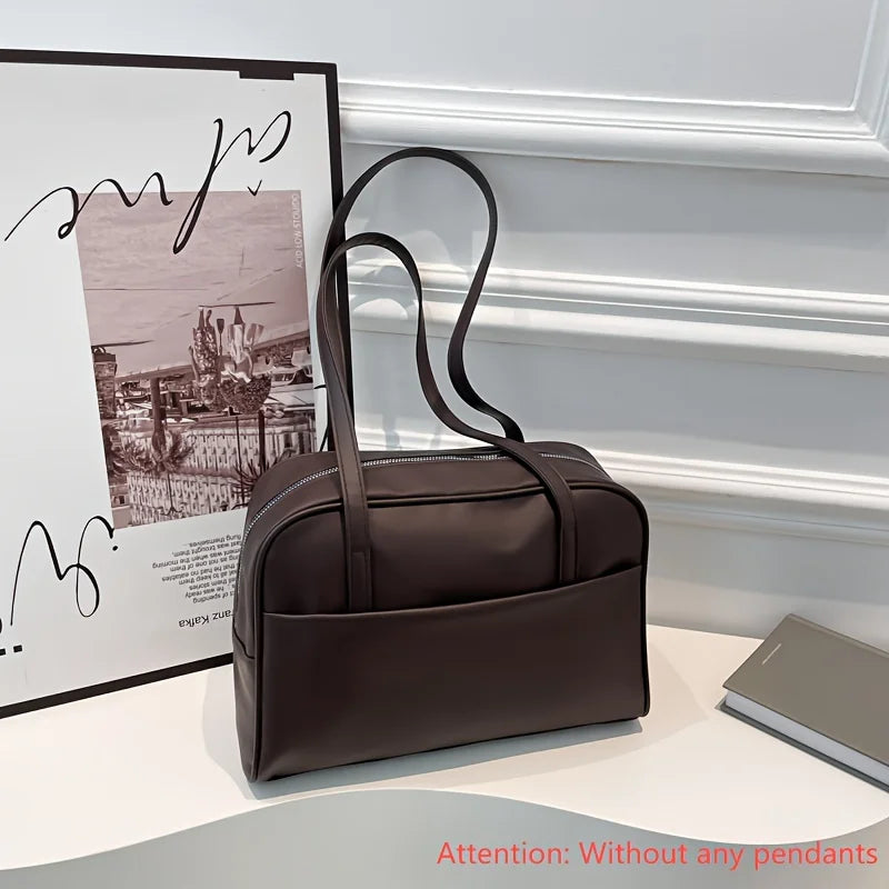 Ladies' vintage handbag - large-capacity single-shoulder bag, 2025 new underarm bag, versatile tote bag for commuting