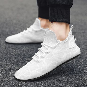 YRZL Fashion Summer Shoes Soft Comfortable Breathable Shoe for Man Shoes Men Trend Lightweight Outdoor Casual Walking Shoes