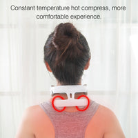 Neck Massage Machine 4 Head And Neck Protection Heating Machines Breathing Light Vibration Hot Compress Cervical Spine Machine
