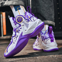 Unisex Basketball Shoes Anti Slip Cushioning Rebound Outdoor Sports 2025 New Field Training Basketball Boots for Men Women