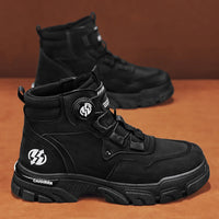 Boots Winter Mens Shoes Casual Cowboy Combat Tactical Motorcycle Chelsea Ankle Work Leather Outdoor Designer Luxury Hiking