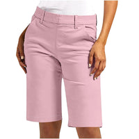 Shorts For Women Trendy 2025 Casual Summer High Waisted Chino Shorts Straight Leg shorts Jogging Hiking Vacation Cargo shorts