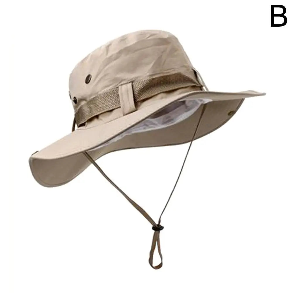 Wide Brim Sun Hat UV Protection Bucket Cap For Hiking Camping Fishing Men Women  Hiking Fishing Climbing Oversized Safari Bucket