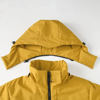 EUMERGX Men's Women's Winter Coat Waterproof Windproof Warm Fleece Jacket Unisex Hiking Camping Skiing Climbing Windbreaker