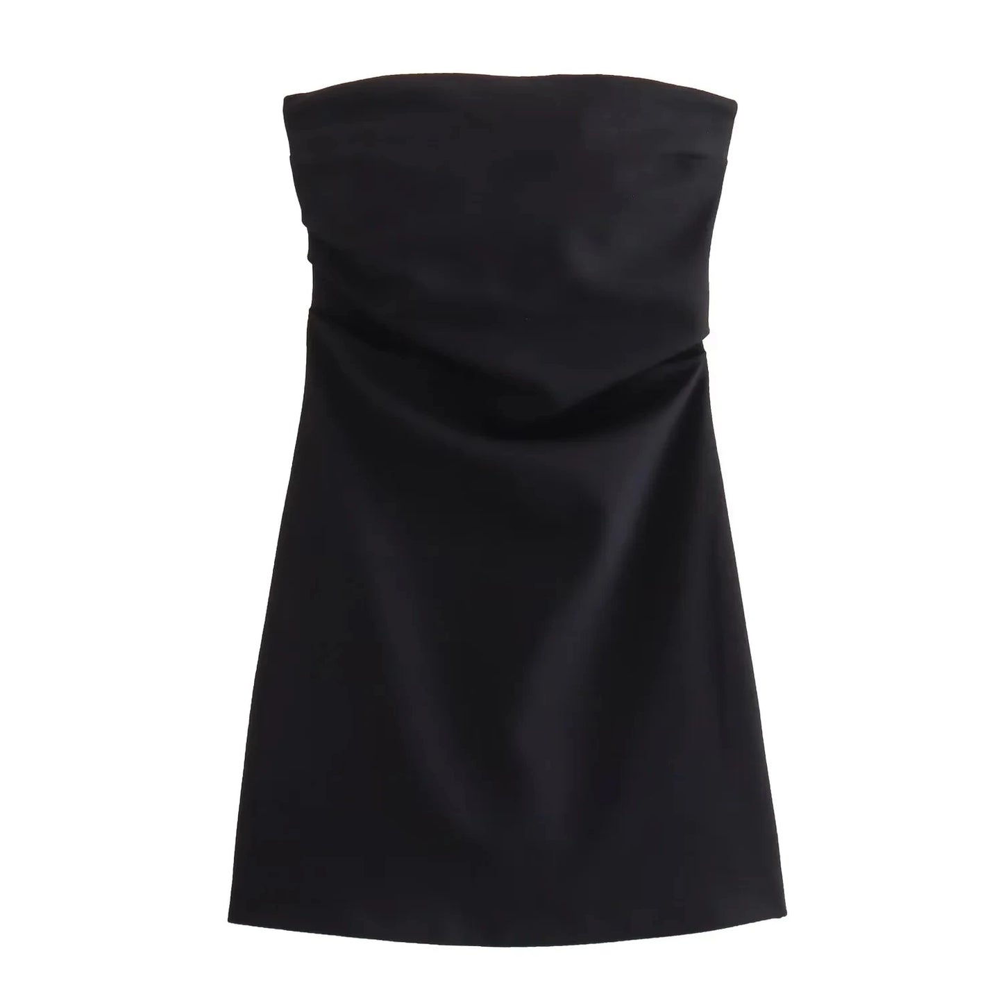 HXAO Dress Women Off Shoulder Corset Short Dresses Ruched Backless Blue Black White Dress Woman Sexy Bodycon Party Dresses