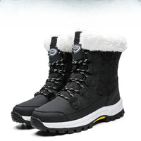 Winter Snow Boots, Outdoor Waterproof and Anti-slip, Thick and Warm, High-top Cotton Shoes, Women's Mid-calf Boots