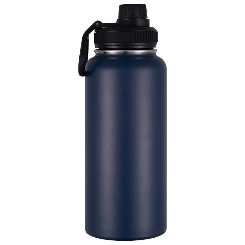 LOGO stainless steel insulated cup portable vacuum sports kettle outdoor large capacity hiking kettle space kettle insulated cup